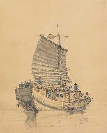 大使馆的一艘游艇`One of the Embassy Yachts (ca. 1794) by William Alexander