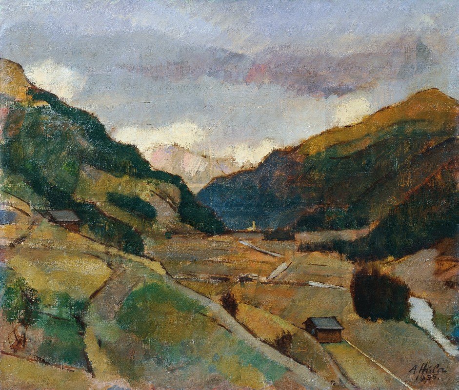 东蒂罗尔的德雷根山谷`Das Defereggental In Osttirol (1935) by Anton Hula