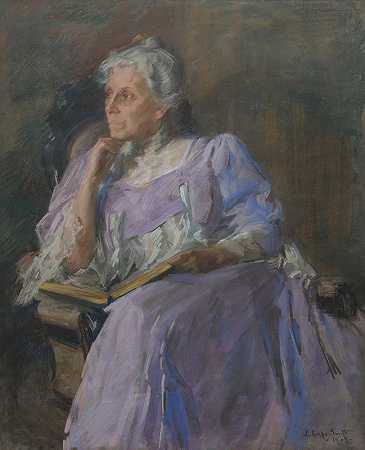 汉弗莱·亨利·霍兰德·克拉波·史密斯夫人`Mrs. Humphrey Henry Howland Crapo Smith (1909) by Letta Crapo Smith