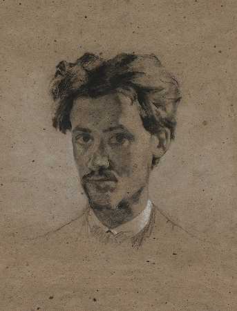 一个年轻人的肖像`Portrait of a Young Man (c. 1865~1875)