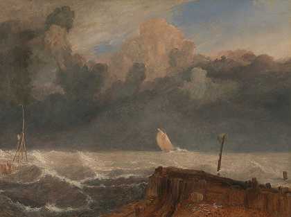 鲁伊斯代尔港`Port Ruysdael (1826 ~ 1827) by Joseph Mallord William Turner
