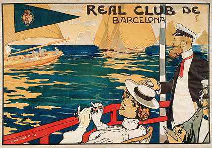 巴塞罗那皇家俱乐部`Real Club de Barcelona (1902) by Joan Llaverias