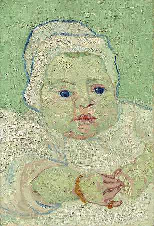 鲁林s宝贝`Roulins Baby (1888) by Vincent van Gogh