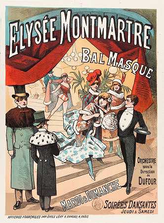 爱丽舍蒙马特巴尔面具`Elysee Montmartre Bal Masque (1884 ~ 1886)