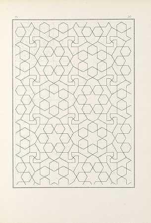的元素阿拉伯艺术PL 030`Les éléments de lart arabe pl 030 (1879) by Jules Bourgoin