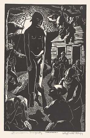 美国悲剧`American Tragedy (1938) by Sheffield Harold Kagy
