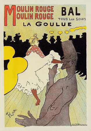 拉古卢`La Goulue (1898) by Henri de Toulouse-Lautrec