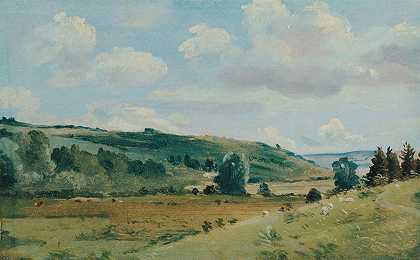 景观`Landscape (1849 ~ 1855) by Lionel Constable