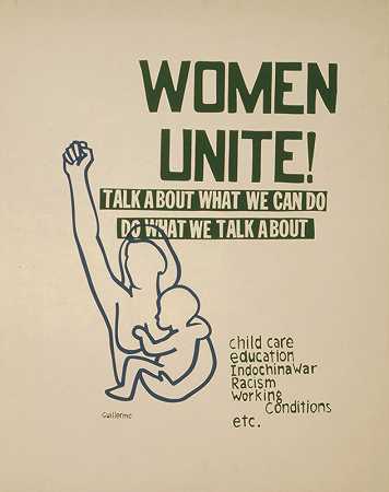 女人们团结起来！`Women unite! (1965~1975) by Guillermo