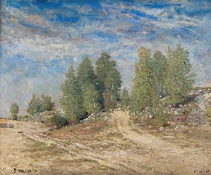砾石坡`Gravel Slope (1876) by Carl Fredrik Hill