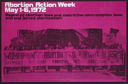 堕胎行动周，5月1日至6日`Abortion Action Week, May 1~6 (1972)
