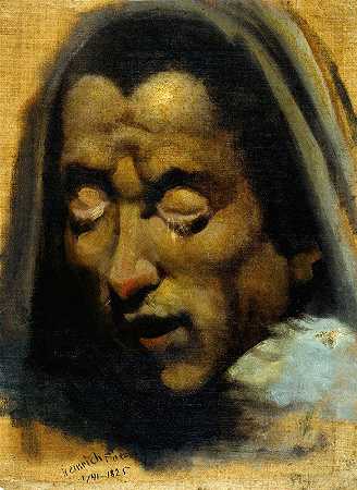 但丁的地狱`Head of a Damned Soul from Dante’s Inferno (1770~78) by Henry Fuseli
