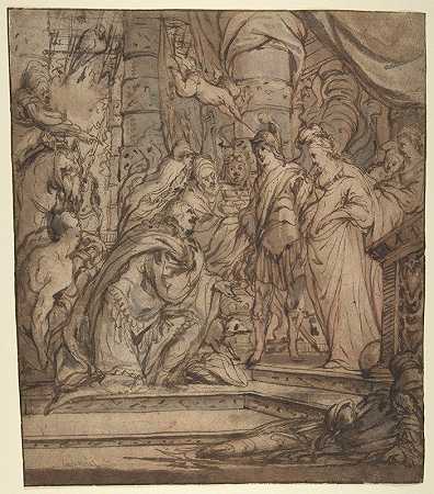 Scipio的节制`The Continence of Scipio (1646–79) by Pieter Crijnse Volmarijn