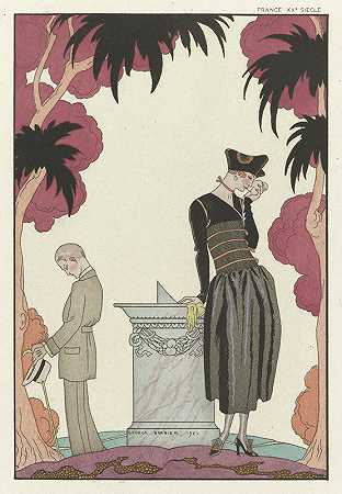 日晷`Le Cadran Solaire (1921) by George Barbier