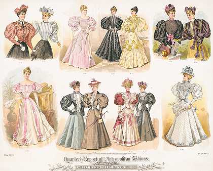 都市时尚季报。1895年夏天`Quarterly report of metropolitan fashions. Summer, 1895 (1895)