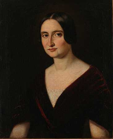 女士照片`Retrato de Señora (1865) by Prilidiano Pueyrredòn