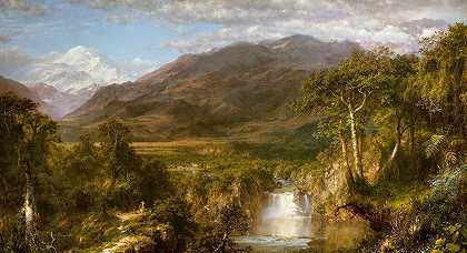 安第斯山脉的心脏`Heart of the Andes (1859) by Frederic Edwin Church