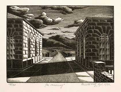 堤道`The Causeway (1936) by Arnold Wiltz