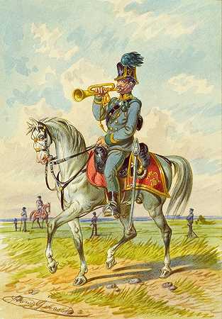 骑兵`Soldat zu Pferd 4 by Franz Gerasch