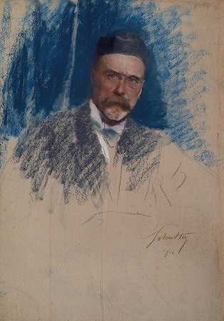 阿瑟·格拉夫·冯·恩森伯格`Arthur Graf von Enzenberg (1908) by Josef Schretter