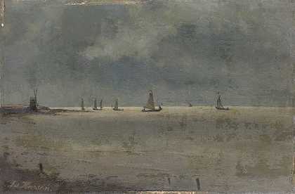 南海`The Zuider Zee (1885 ~ 1900) by Eduard Karsen