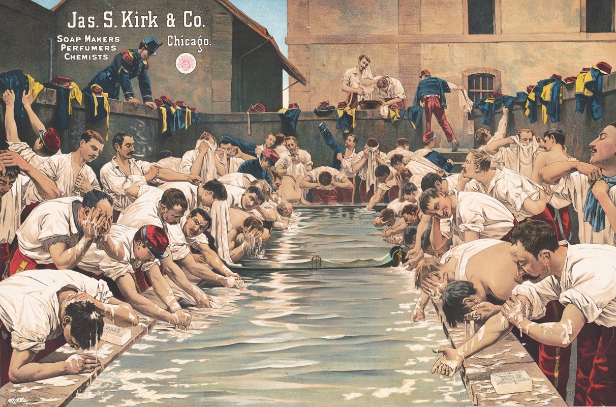 贾斯。柯克公司、肥皂制造商、香水商、化学家`Jas. S. Kirk & Co., soap makers, perfumers, chemists (1886)