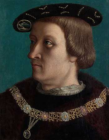 一位身穿萨伏伊勋章的男子的肖像`Portrait of a Man Wearing the Order of the Annunziata of Savoy