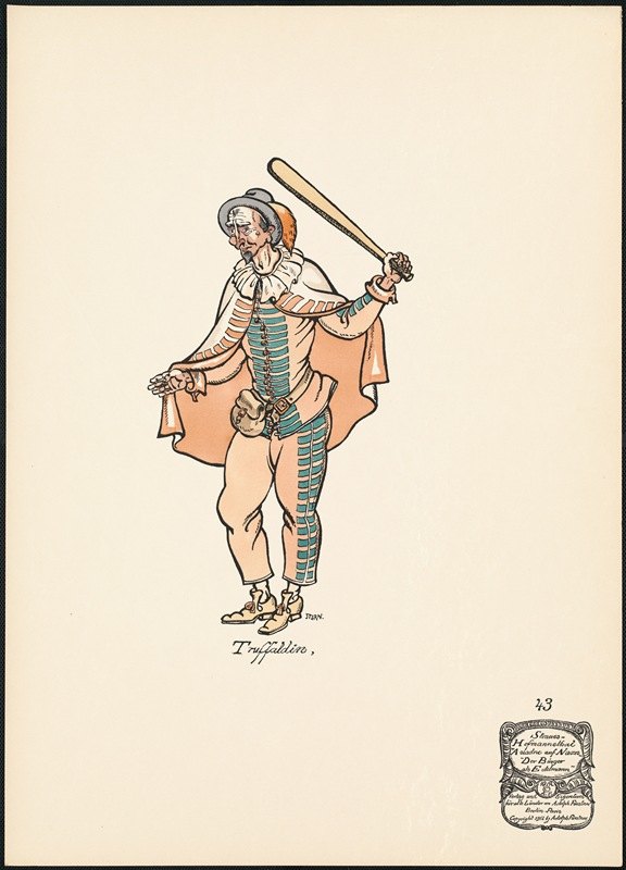 特鲁法尔丁`Truffaldin (1912) by Ernst Stern