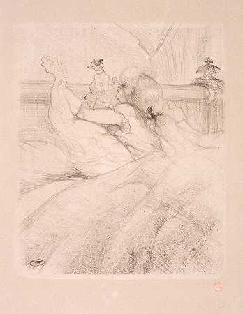 奥莱特`Au Lit (1897 ~ 1898) by Henri de Toulouse-Lautrec