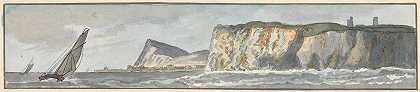 南方前陆与莎士比亚s悬崖`The South Foreland and Shakespeares Cliff by John Thomas Serres