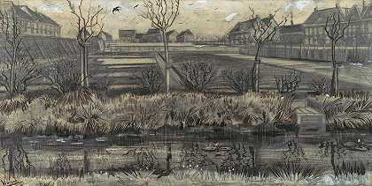 申克韦格托儿所`Nursery on Schenkweg (1882) by Vincent van Gogh