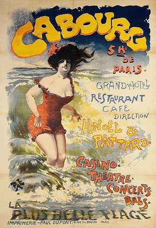 卡堡`Cabourg (1895) by Jean de Paleologue