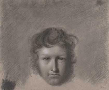 自画像`Self~Portrait (ca. 1815–20) by Victor Orsel