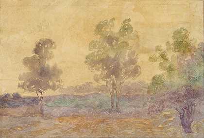 风景`Paisaje (1911) by Martín Malharro