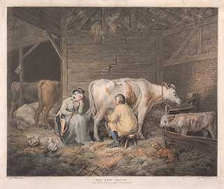 舍`The Cow House (1793) by James Ward 