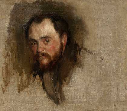 Benedykt Kubicki肖像`Portrait of Benedykt Kubicki (1899) by Konrad Krzyżanowski
