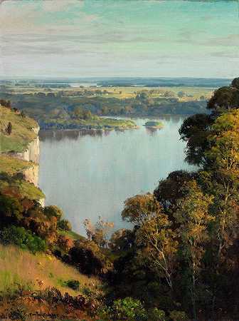 河流的金色梦想`The River’s Golden Dream (1911–12) by Frederick Oakes Sylvester