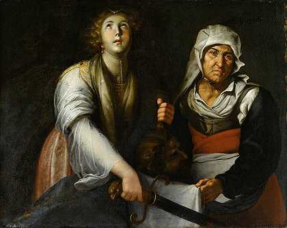 朱迪思和仆人`Giuditta E La Serva by Pietro Ricchi