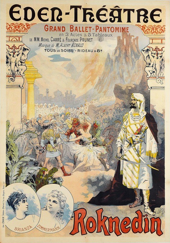 罗克内丁`Roknedïn (1892) by Lucien Lefèvre