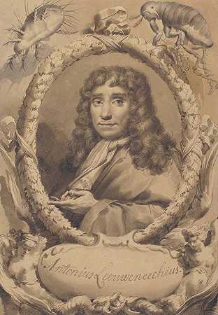 荷兰显微镜学家安东·范·列文胡克`The Dutch Microscopist Anton van Leeuwenhoek (1734–1802) by Gaetano Gandolfi