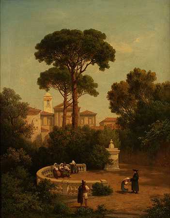 卡马尔杜利修道院`Kloster Camalduli (1864) by Jan Novopacky