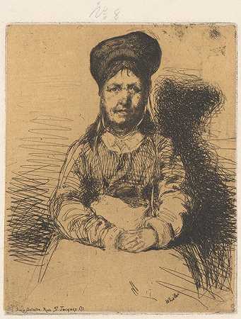 丁史密斯（拉雷塔默斯）`The Tinsmith (La Rétameuse) (ca. 1856–1858) by James Abbott McNeill Whistler