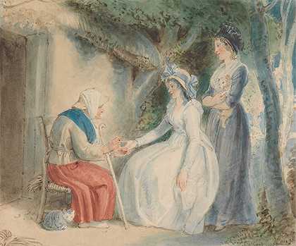 算命先生`The Fortune Teller (1827) by Thomas Stothard
