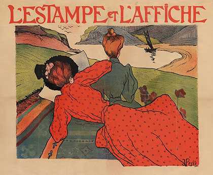 冲压件和海报`LEstampe et laffiche (1898) by Jean Peské