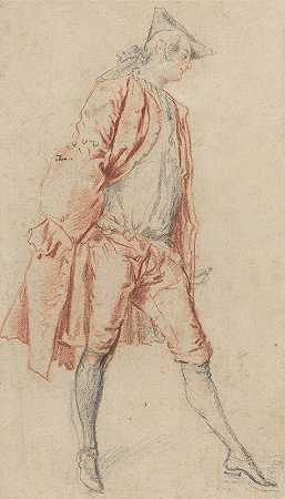 站着的法国绅士`A French gentleman standing by Jacques André Portail
