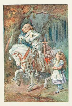 白骑士`The White Knight (1911) by Sir John Tenniel