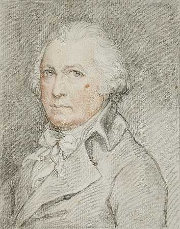 约瑟夫·罗斯画像`Portrait of Joseph Rose (1799) by Francesco Bartolozzi