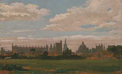 牛津之景`A View of Oxford by William Turner of Oxford