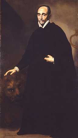 耶稣会传教士画像`Portrait of a Jesuit Missionary (1638) by Jusepe de Ribera
