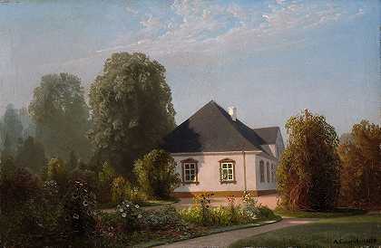 弗拉·霍尔顿`Fra Holden (1850) by August Cappelen